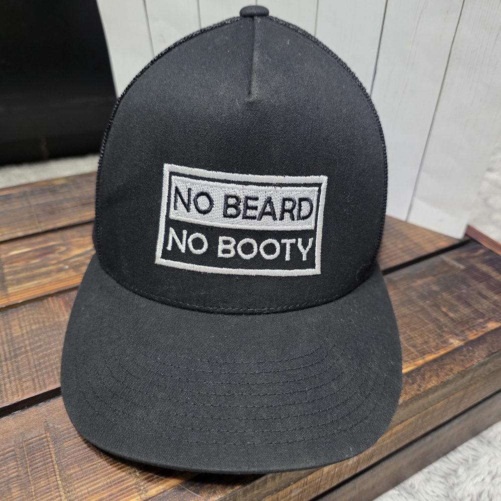 No Beard No Booty Snap Back Trucker Hat - One Size Fits Most